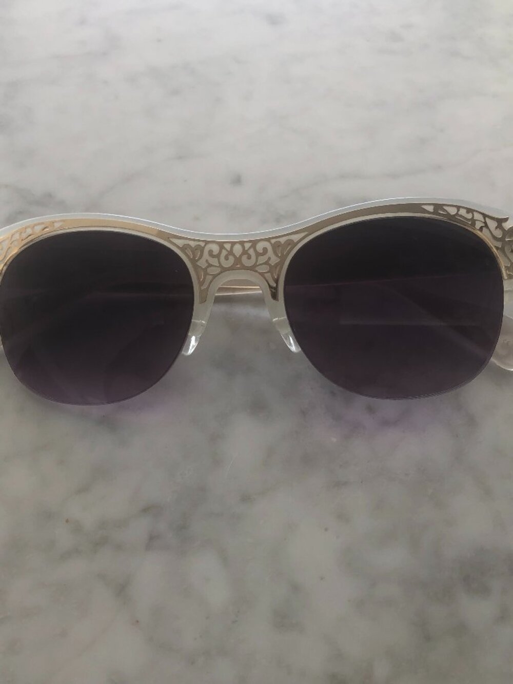 SAMA EYEWEAR SUNGLASSES MODEL ALESSANDRA IN PEARL COLOR